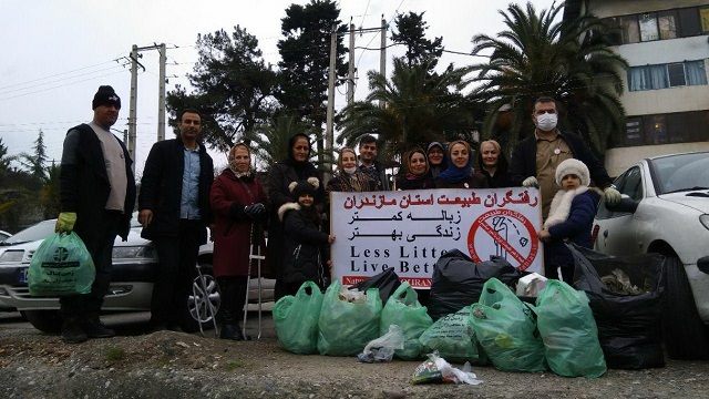 برنامه ۳۹۱ رفتگران طبیعت مازندران در شهر چالوس برگزار شد